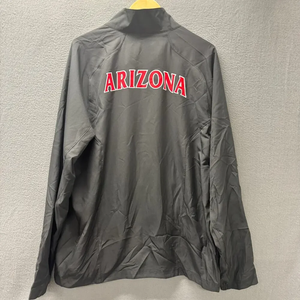 Arizona Wildcats Jacket Mens Large‎ Disruption Game Full Zip Black Nike Dri Fit